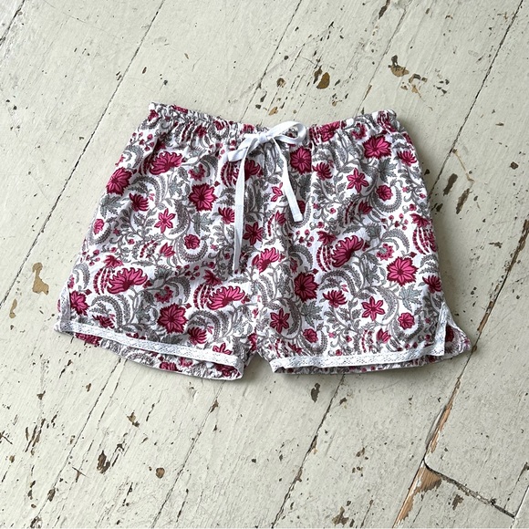 Signals Floral Print Cotton Boxers Lace Trim Boxer Shorts - Picture 4 of 11